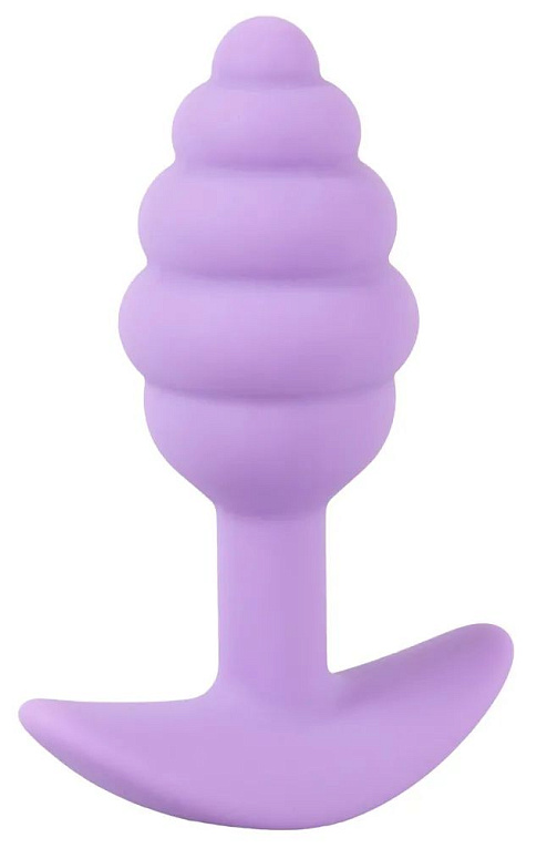 Фиолетовая анальная втулка Mini Butt Plug - 7,5 см. от Intimcat