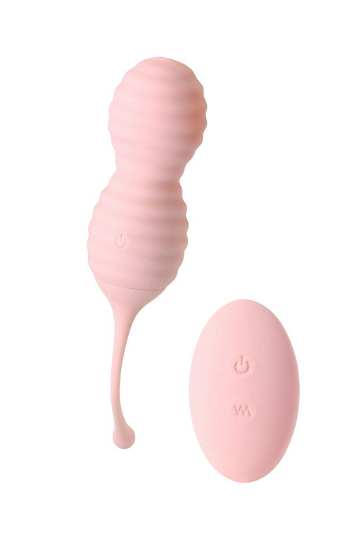 Нежно-розовые вагинальные шарики ZEFYR с пультом ДУ Eromantica