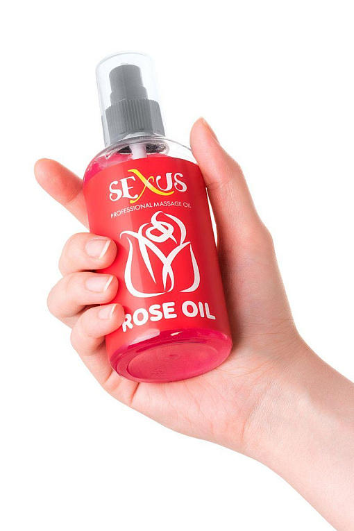 Массажное масло с ароматом розы Rose Oil - 200 мл. Sexus Funny Five