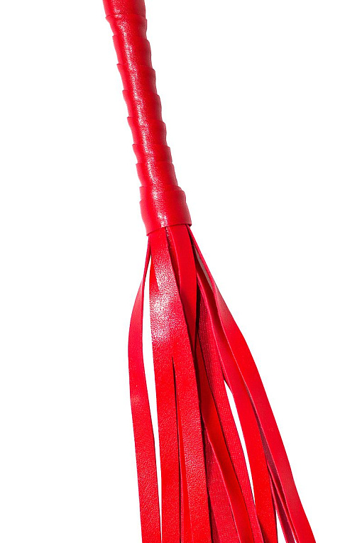 Красная плеть Temptation - 45 см. - поливинилхлорид (ПВХ, PVC)