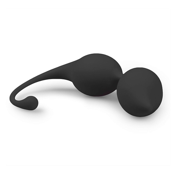 Черные вагинальные шарики Jiggle Mouse - силикон