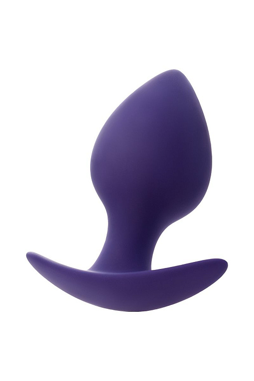 Фиолетовая анальная втулка Glob - 8 см. - силикон