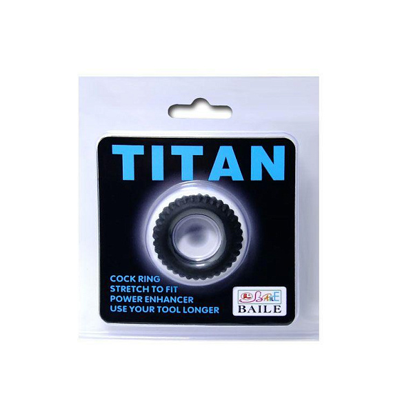 Эреционное кольцо с ребрышками Titan - фото 5