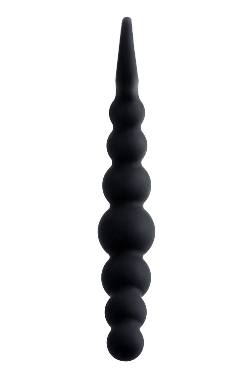 Черная анальная цепочка Carina - 19 см. от Intimcat