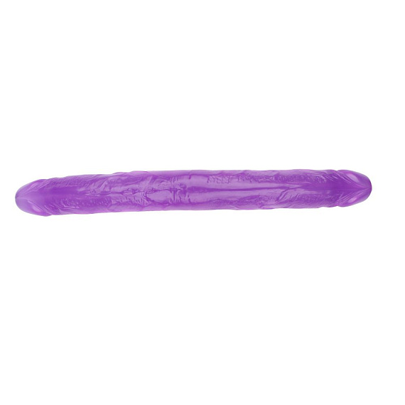 Фиолетовый двусторонний фаллоимитатор 12.8 Inch Dildo - 32,5 см. от Intimcat