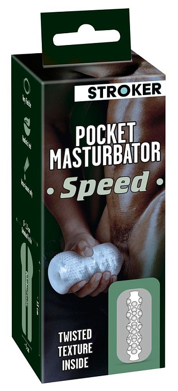 Прозрачный мастурбатор Pocket Masturbator Speed - фото 6