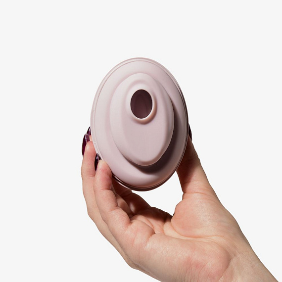 Нежно-розовый вакуумный стимулятор Baci Premium Robotic Clitoral Massager - анодированный пластик, силикон