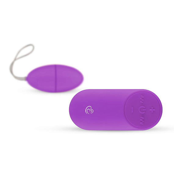 Фиолетовое виброяйцо Vibrating Egg с пультом ДУ от Intimcat