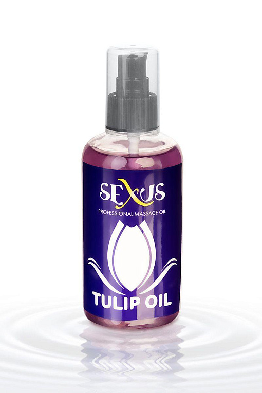 Массажное масло с ароматом тюльпанов Tulip Oil - 200 мл. Sexus Funny Five