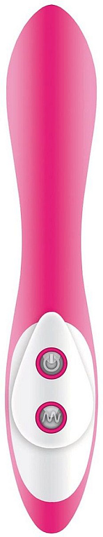 Розовый вибростимулятор простаты LArque Prostate Massager - 17,8 см. - силикон