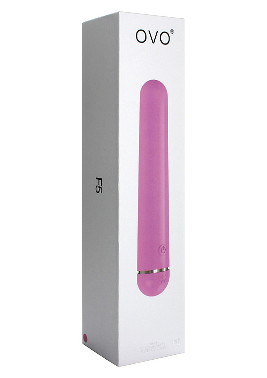Розовый классический вибратор F5 - 18 см. - анодированный пластик (ABS)