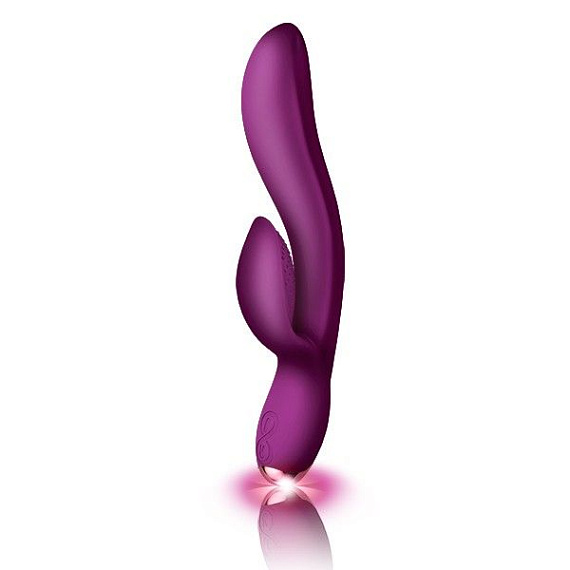 Фиолетовый вибратор-кролик Regala Rabbit - 22,5 см. - силикон