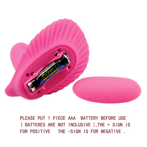Розовый вибростимулятор для ношения - для массажа точки G и клитора Baile