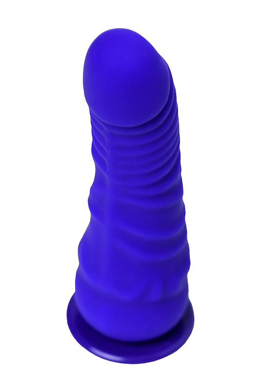 Фиолетовый силиконовый страпон - 14,5 см. - фото 6
