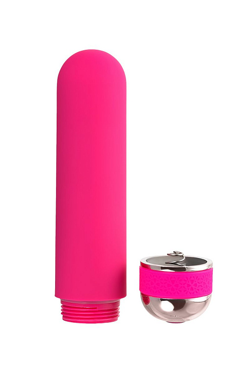 Розовый нереалистичный мини-вибратор Mastick Mini - 13 см. - фото 5