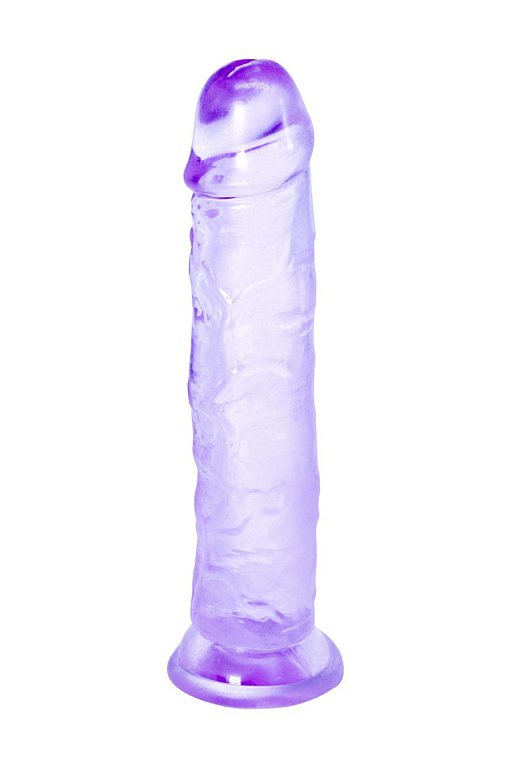 Фиолетовый фаллоимитатор Distortion - 18 см. - термопластичная резина (TPR)