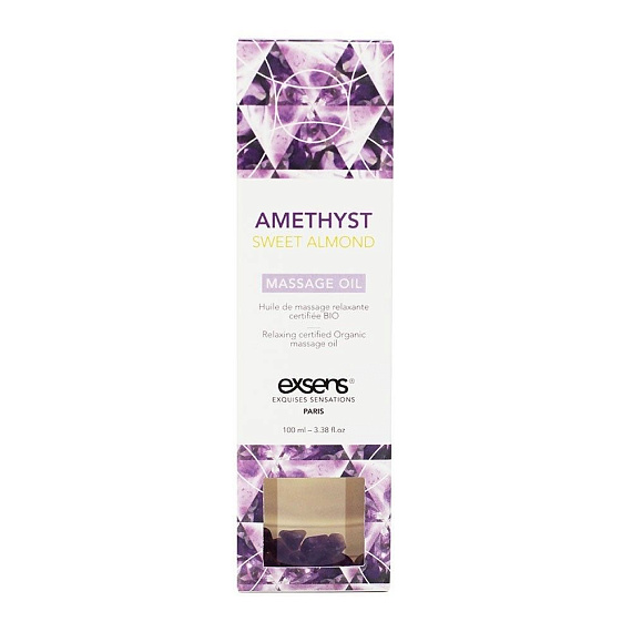 Органическое массажное масло AMETHYST SWEET ALMOND - 100 мл. от Intimcat