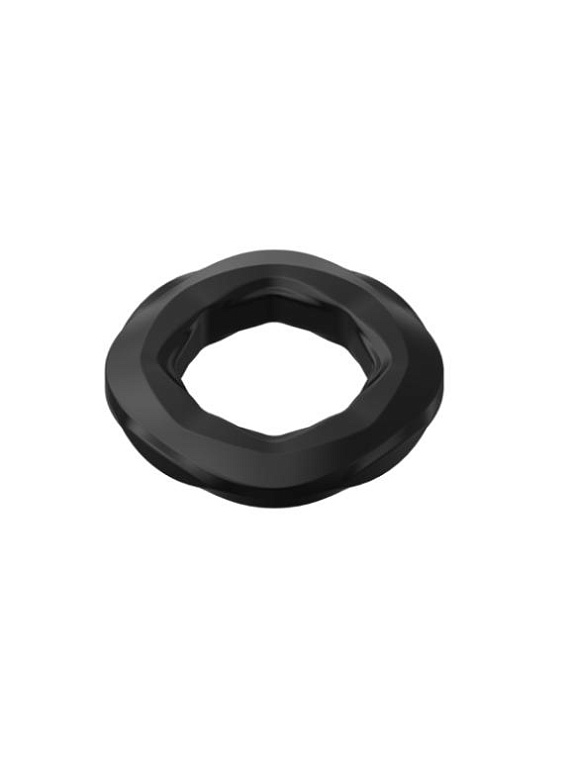 Черные эрекционное кольцо №06 Cock Ring от Intimcat