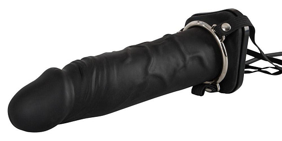Полый страпон с эффектом увеличения Inflatable Strap-On - 18,5 см. Orion