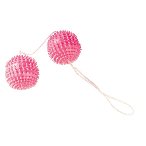 Шарики вагинальные розовые - силикон