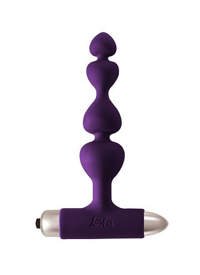 Фиолетовая анальная вибропробка-елочка Edition Excellence - 15 см.