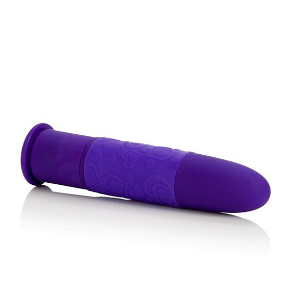 Фиолетовый мини-вибратор Posh с 10 функциями - 9,5 см. от Intimcat