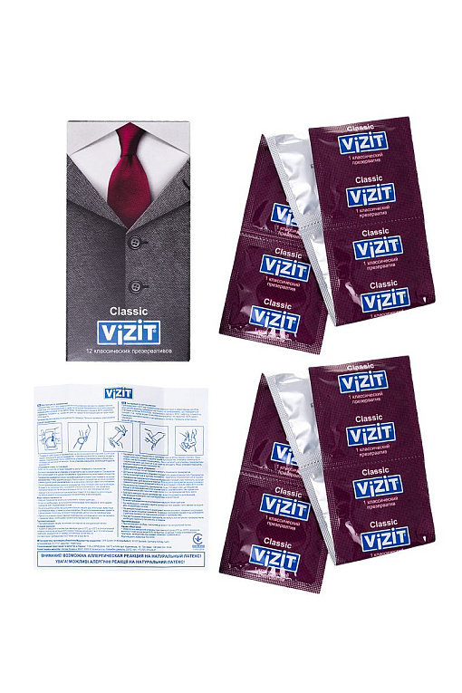 Классические презервативы VIZIT Classic - 12 шт. - фото 7