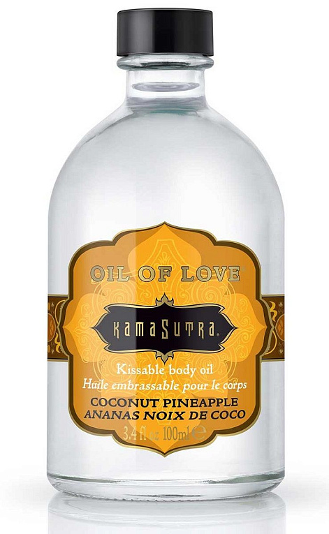 Масло для тела Oil Of Love Coconut Pineapple с ароматом кокоса и ананаса - 100 мл.