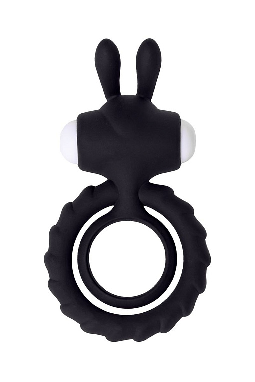 Черное эрекционное кольцо на пенис JOS  BAD BUNNY - силикон