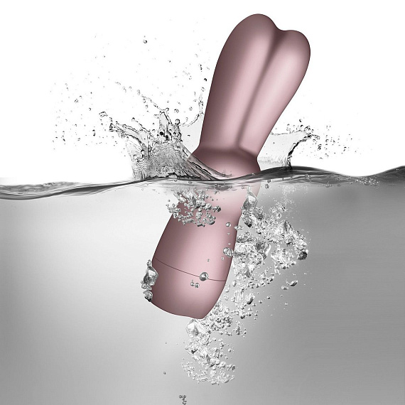 Грязно-розовый вибростимулятор в форме зайчика Bunnie Boo от Intimcat
