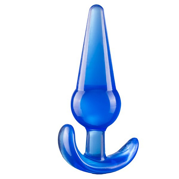 Синяя анальная пробка в форме якоря Large Anal Plug - 12,2 см. от Intimcat