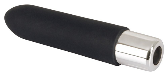 Чёрный мини-вибратор Lust Mini Vibrator - 9,6 см. - силикон