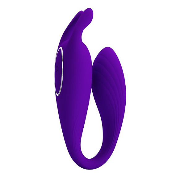 Фиолетовый U-образный вибратор для пар Bill с пультом ДУ от Intimcat