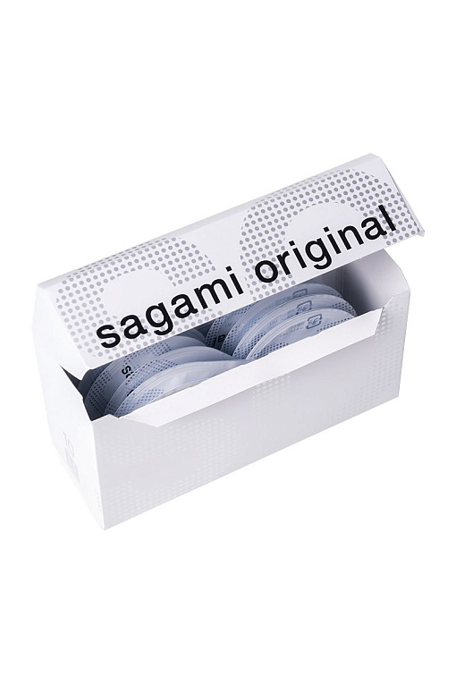 Презервативы Sagami Original 0.02 L-size увеличенного размера - 10 шт. - полиуретан