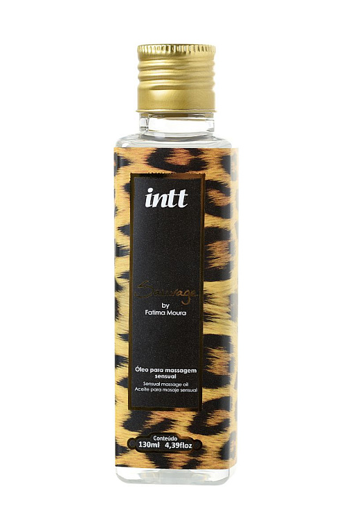 Массажное масло Sauvage с возбуждающим эффектом - 130 мл. INTT