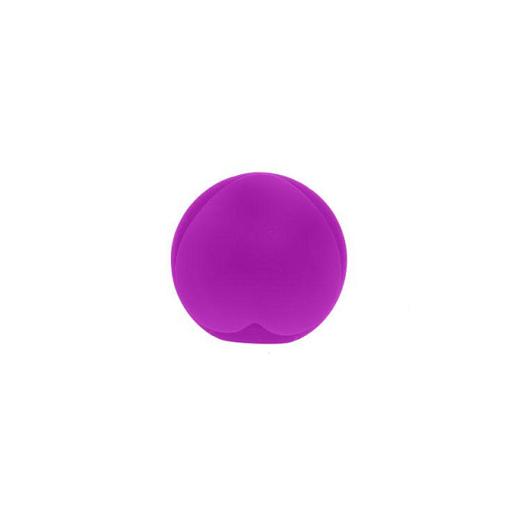 Набор из фиолетово-голубых вагинальных шариков с сердечками Baile