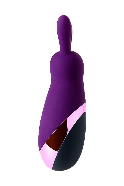 Фиолетовый стимулятор эрогенных зон Eromantica BUNNY - 12,5 см. Eromantica