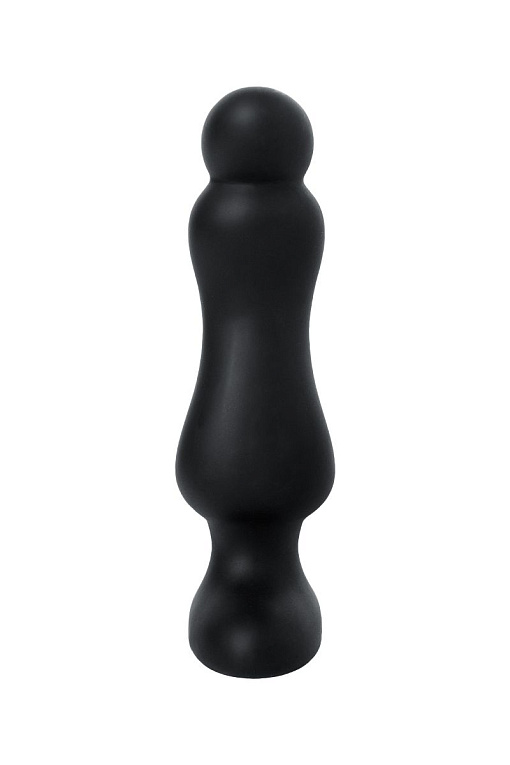Чёрная анальная втулка G Point D-PENG с пультом - 12,3 см. от Intimcat