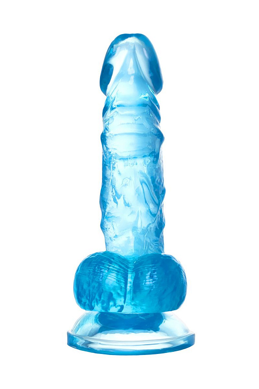 Голубой реалистичный фаллоимитатор Indy - 15,8 см. от Intimcat