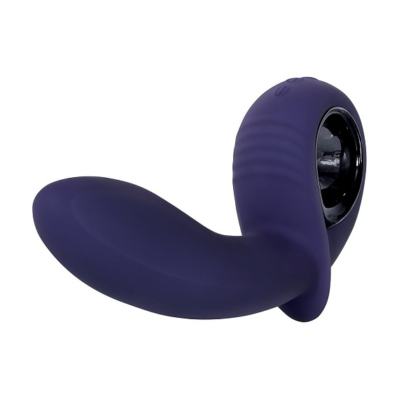 Фиолетовый вибростимулятор зоны G с функцией расширения Inflatable G - 16,5 см. Evolved