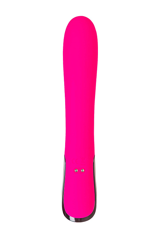 Ярко-розовый вибратор Mecawn - 20,5 см. ToyFa