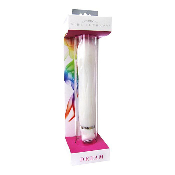Белый вибратор VIBE THERAPY DREAM из силикона - 16 см. - силикон