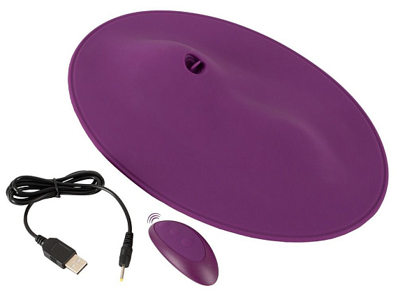 Фиолетовая подушка-вибромассажер Vibepad 2 - фото 7