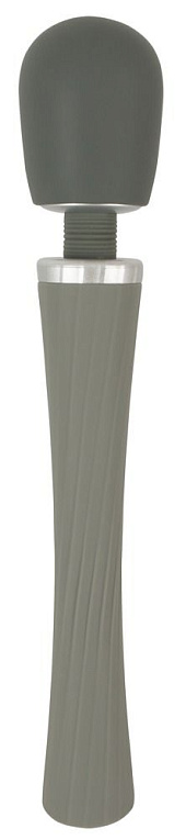 Серый жезловый вибратор Super Strong Wand Vibrator от Intimcat