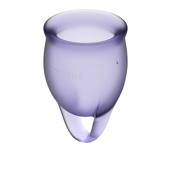 Набор фиолетовых менструальных чаш Feel confident Menstrual Cup от Intimcat