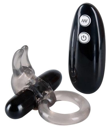 Эрекционное виброкольцо Bunny Remote Cockring с пультом ДУ