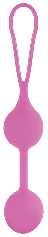 Розовые вагинальные шарики Pleasure Love Balls