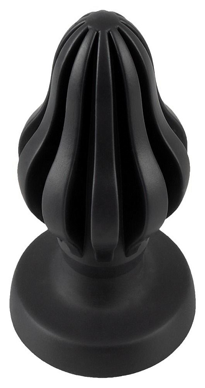 Черная анальная пробка Super Soft Butt Plug - 11,1 см. - силикон