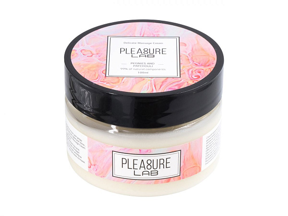 Массажный крем Pleasure Lab Delicate с ароматом пиона и пачули - 100 мл. - 