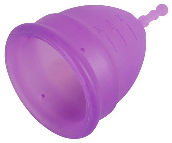 Фиолетовая менструальная чаша Menstrual Cup Large - силикон